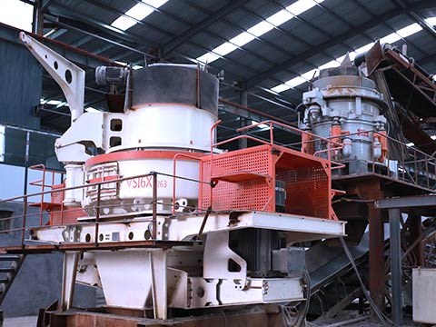 廣東陽春河卵石制砂生產線現場