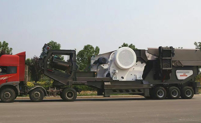 輪胎式移動破碎站