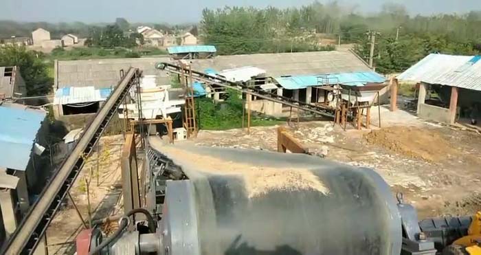 制砂生產線工作現場 制砂生產線工作現場