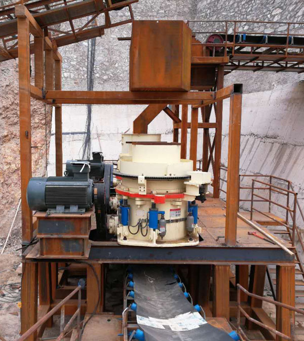 錐形破碎機安裝現場 錐形破碎機安裝現場