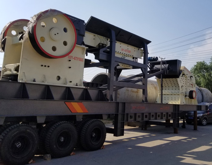 輪胎式顎式破碎站 輪胎式顎式破碎站