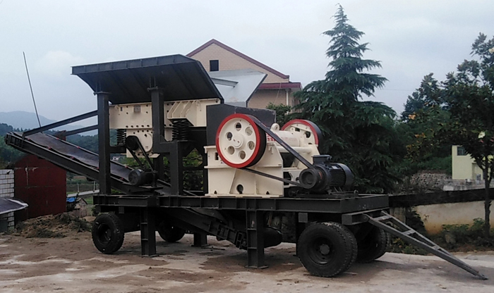 定制簡易式移動顎式破碎機 定制簡易式移動顎式破碎機