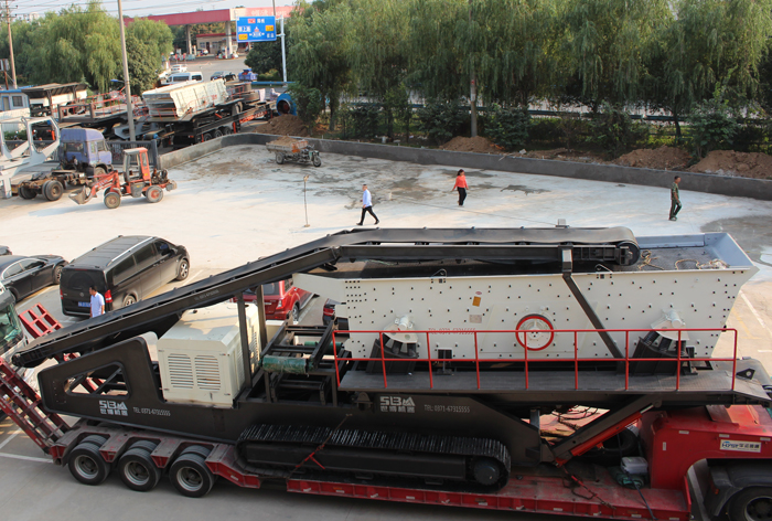 履帶式移動篩沙機 履帶式移動篩沙機