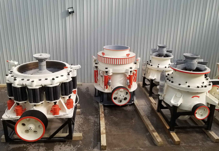 世博機器圓錐破碎機車間