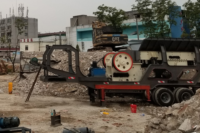 建筑垃圾破碎處理現場 建筑垃圾破碎處理現場