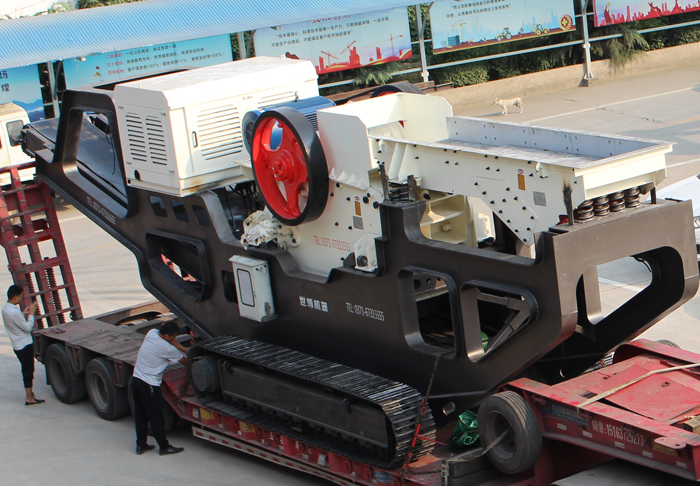 履帶式移動顎式破碎機 履帶式移動顎式破碎機