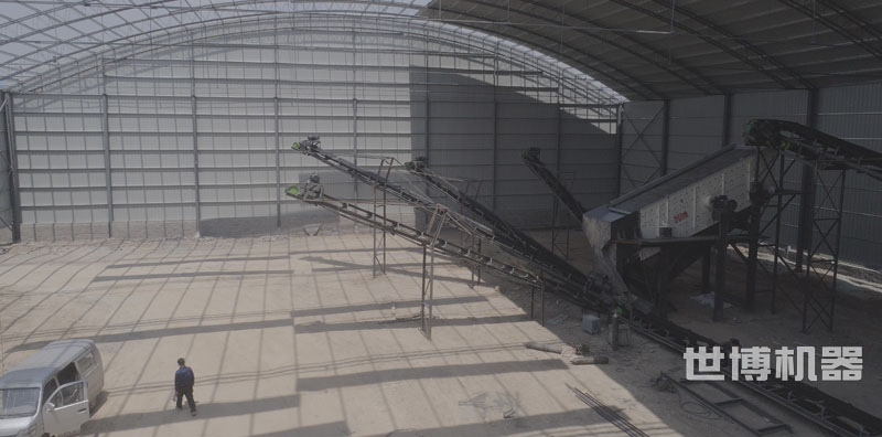 制砂生產線安裝現場 制砂生產線安裝現場