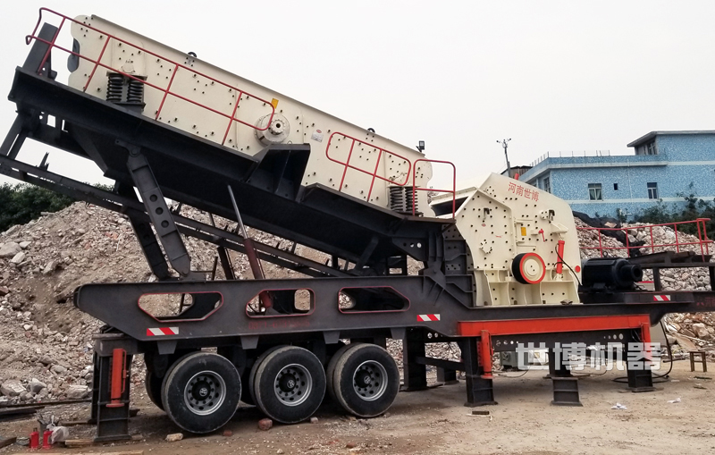 輪胎式移動反擊破碎站 輪胎式移動反擊破碎站