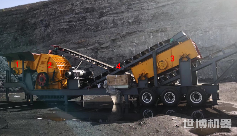 加長款移動破碎篩分站 加長款移動破碎篩分站