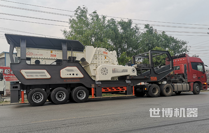 輪胎式移動碎石機 輪胎式移動碎石機