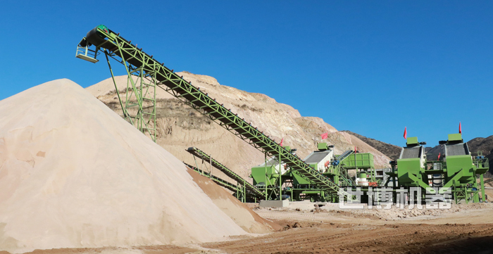 河卵石破碎現場 河卵石