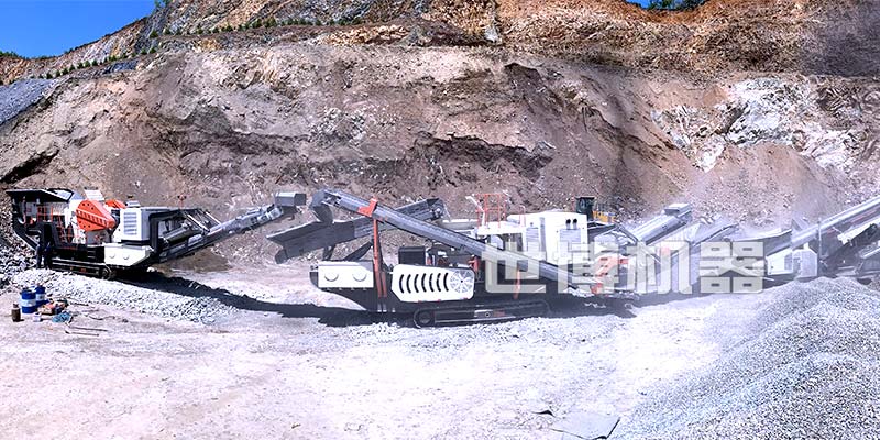 生產(chǎn)石子和沙子現(xiàn)場 生產(chǎn)石子和沙子現(xiàn)場