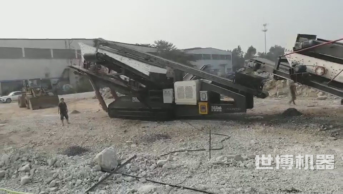 全自動篩沙機安裝現場