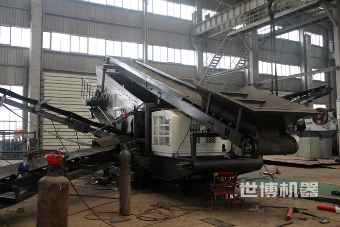 履帶式振動篩沙機