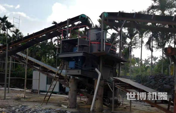 8518制砂機安裝現場