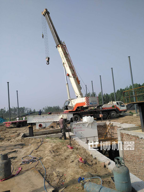 pe破碎機安裝現場