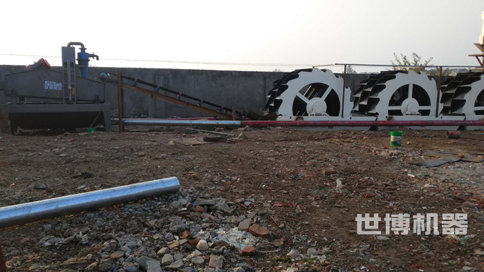 輪斗洗砂機現場圖片 輪斗洗砂機現場圖片