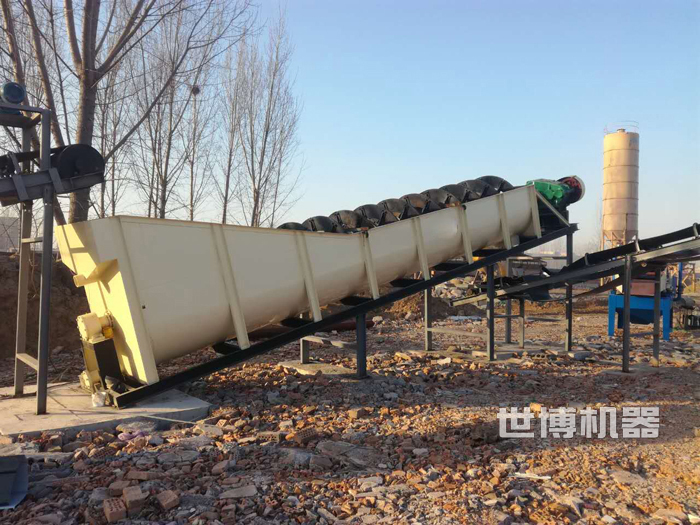 螺旋洗砂機安裝現場 螺旋洗砂機安裝現場