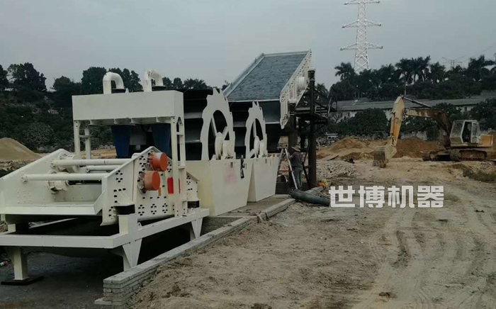 洗砂回收現場 洗砂回收現場