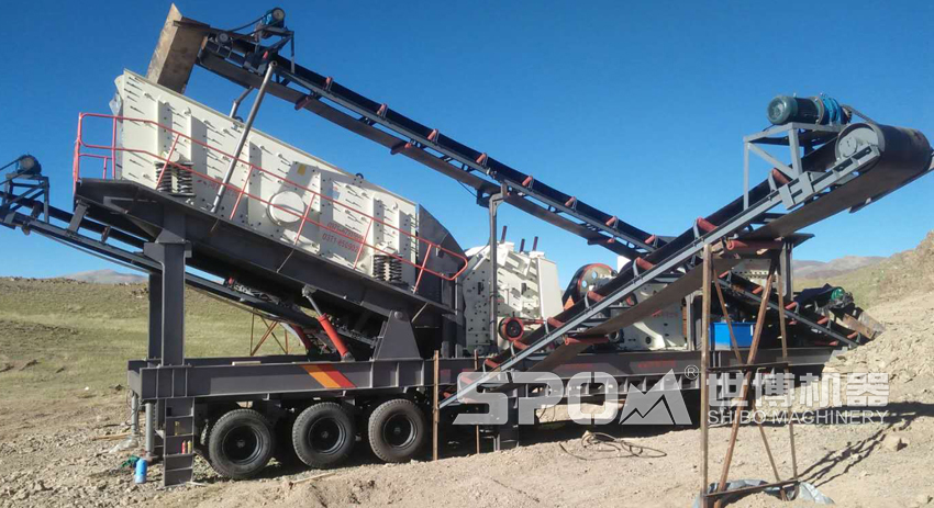 移動四組合一體式破碎設備 移動四組合一體式破碎設備