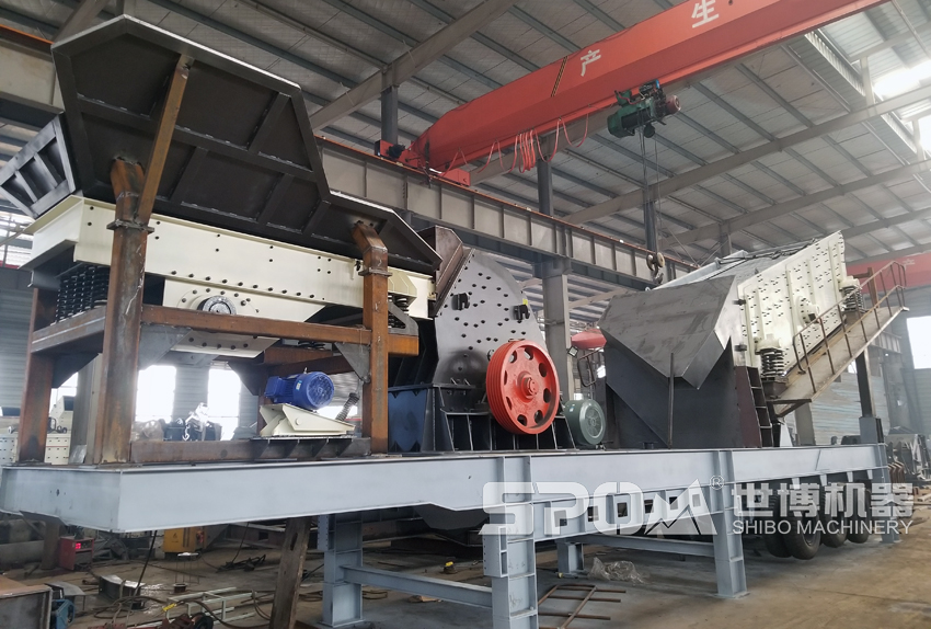 移動重錘破振動篩一體式破碎機設備 移動重錘破振動篩一體式破碎機設備