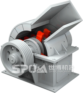 錘式破碎機剖面圖 錘式破碎機剖面圖