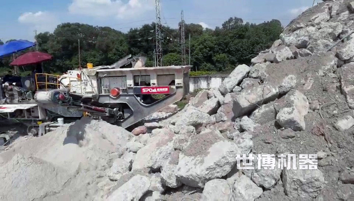 混凝土塊粉碎機 混凝土塊粉碎機