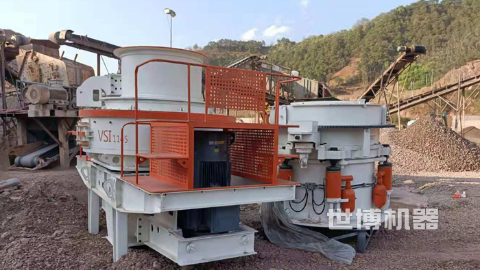 制砂機圓錐破安裝現場 制砂機圓錐破安裝現場