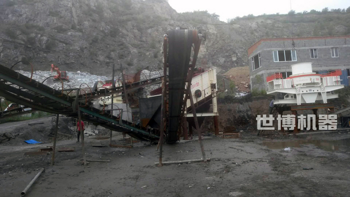 砂石生產線現場圖 砂石生產線現場圖