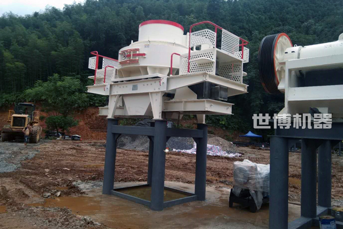 顎破制砂機安裝現場 顎破制砂機安裝現場