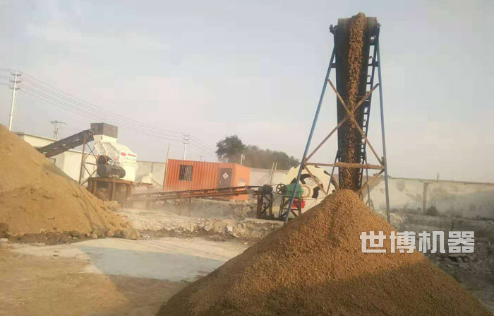 機制砂生產現場