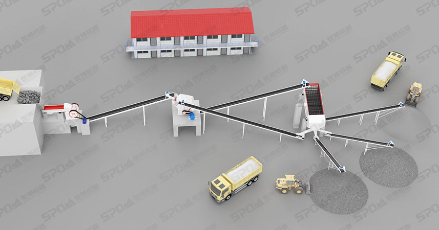 大口反擊破破碎生產線