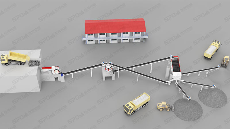 固定式石料破碎廠生產工藝