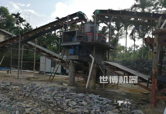 制砂機安裝現場 制砂機安裝現場