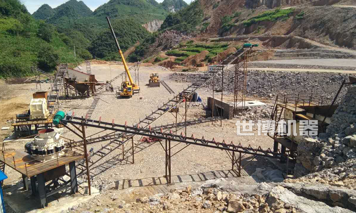 石子生產線現場圖 石子生產線現場圖