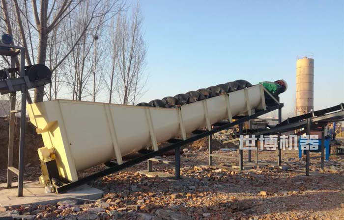 螺旋洗砂機安裝現場 螺旋洗砂機安裝現場