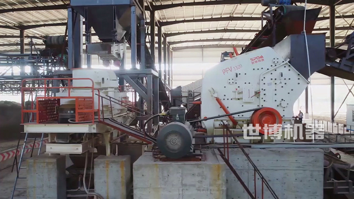 石子整形機與反擊破搭配使用現場圖 石子整形機與反擊破搭配使用現場圖