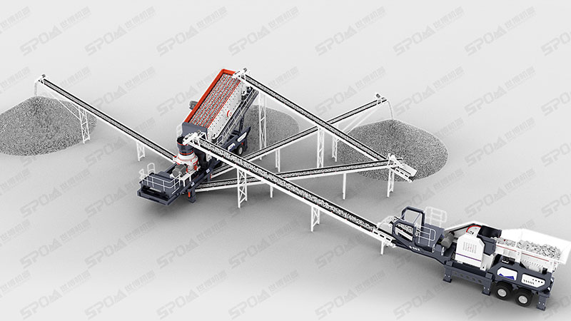移動破碎生產線 移動破碎生產線