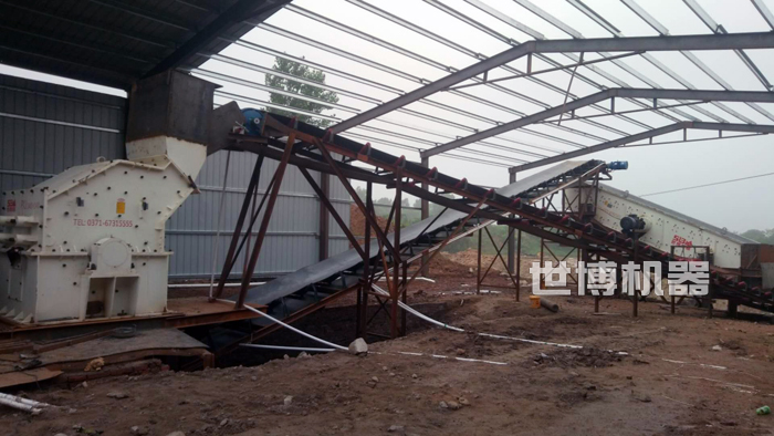 細碎機安裝現場