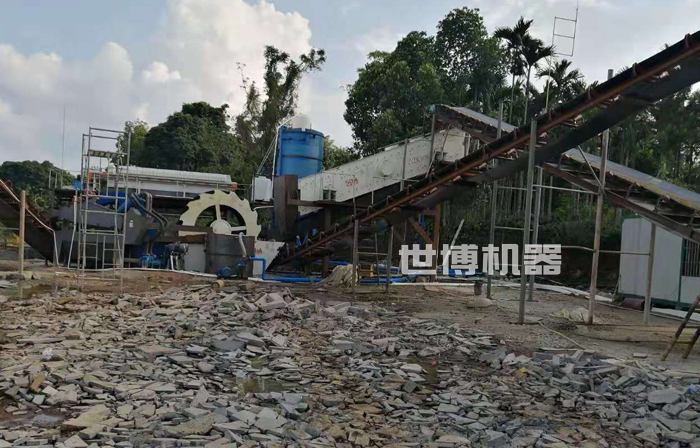 輪斗洗砂機串聯使用 輪斗洗砂機串聯使用