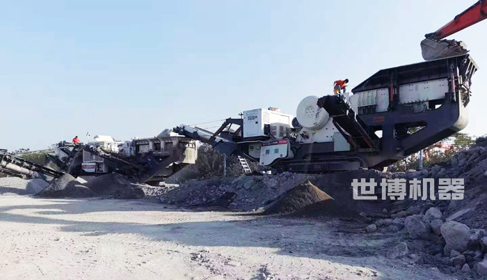 履帶式破碎站多機組合 履帶式破碎站多機組合