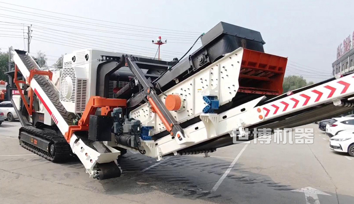 帶傳送帶的碎石機履帶式碎石機 帶傳送帶的碎石機履帶式碎石機