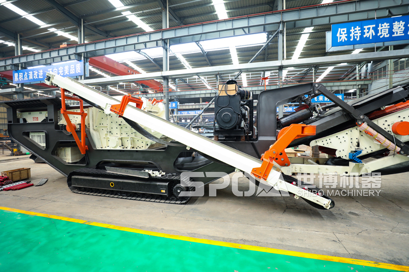 移動式反擊破篩分站 移動式反擊破篩分站