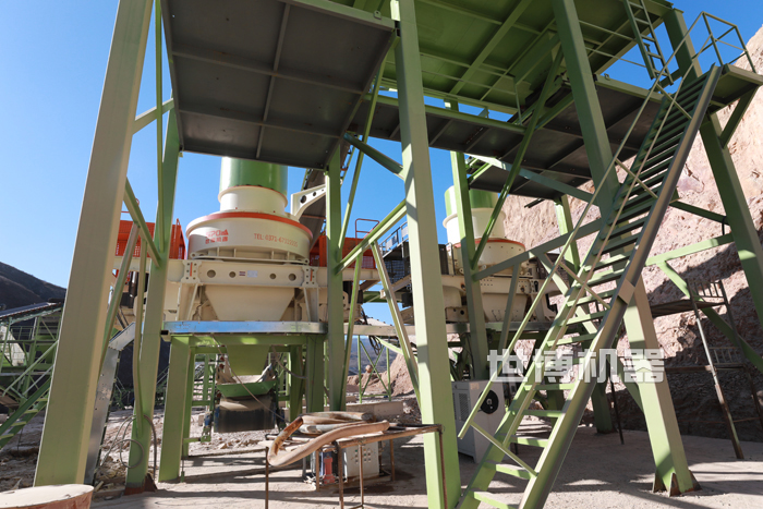 制砂生產線安裝現場 制砂生產線安裝現場