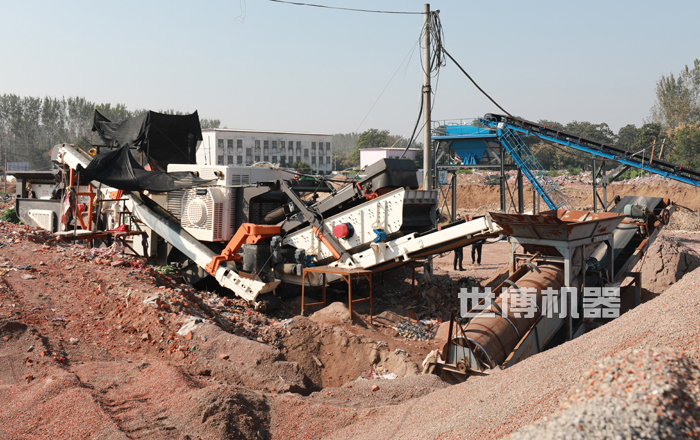 建筑垃圾綜合處理現場 建筑垃圾綜合處理現場