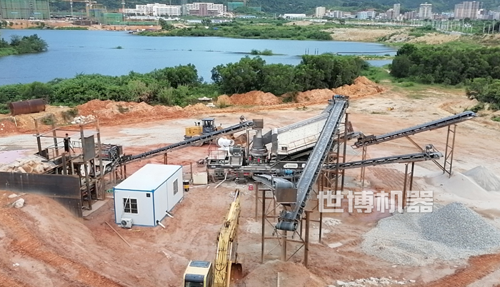 移動式碎石生產線 移動式碎石生產線