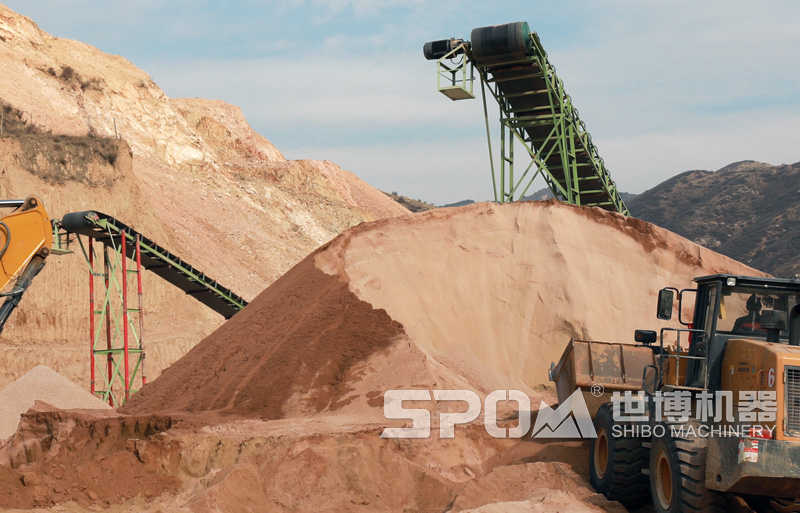 河卵石粉碎之后生成的沙子 河卵石粉碎之后生成的沙子