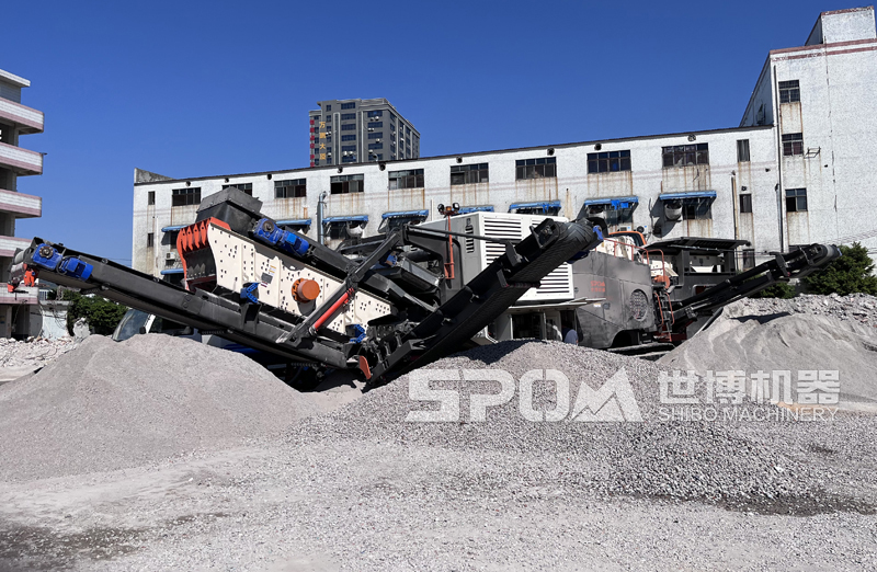 履帶式建筑垃圾破碎機 履帶式建筑垃圾破碎機