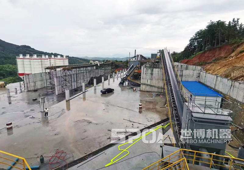 時產四百噸骨料生產線遠景 時產四百噸骨料生產線遠景