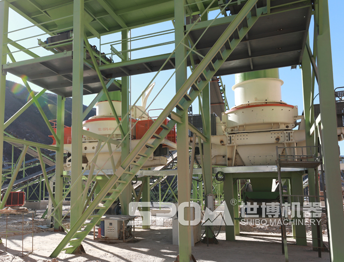 立式制砂機安裝現(xiàn)場圖